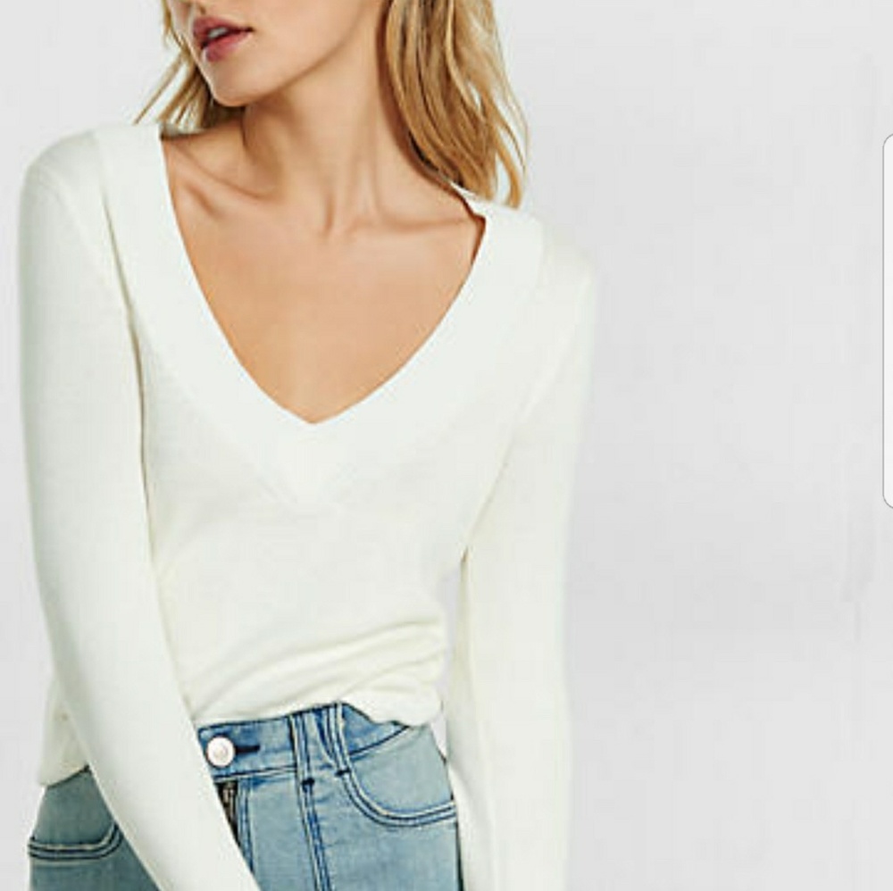 Express V-neck Sweater